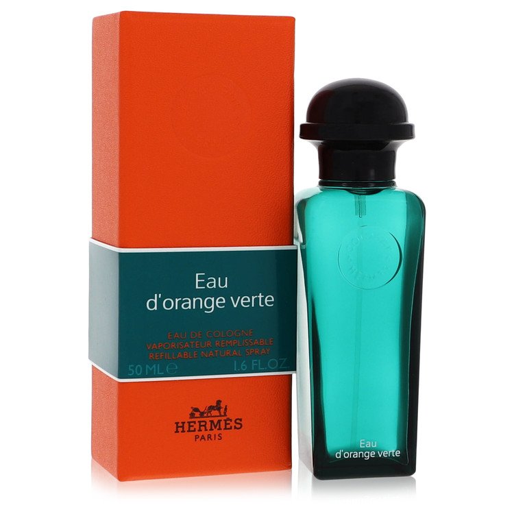 Eau D'Orange Verte by Hermes Eau De Cologne Spray Refillable (Unisex) 1.7 oz for Men