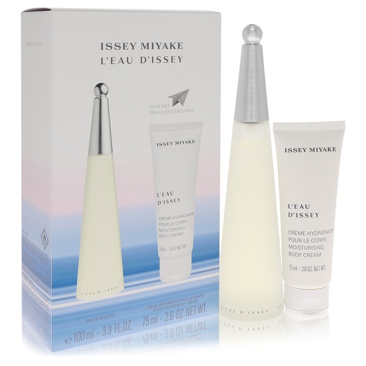L'EAU D'ISSEY (issey Miyake) by Issey Miyake Gift Set -- 3.3 oz Eau DeToilette Spray + 2.6 oz Body Cream for Women