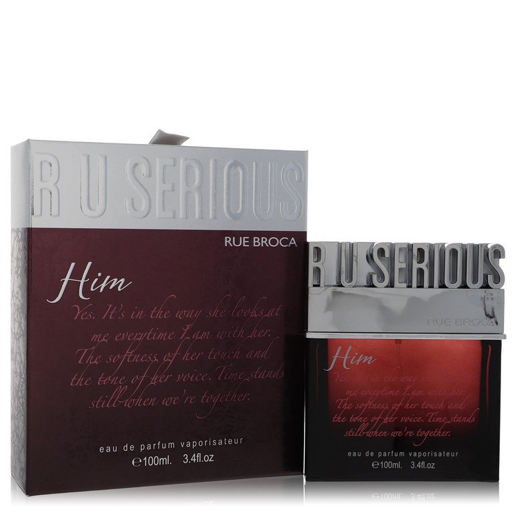 R U Serious Him by Rue Broca Eau De Parfum Spray 3.4 oz for Men