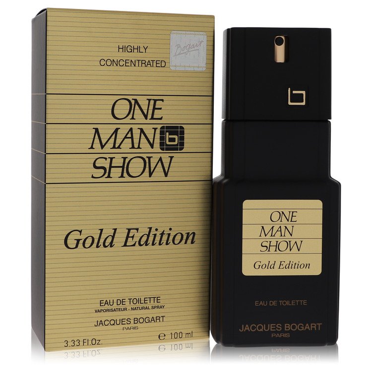One Man Show Gold by Jacques Bogart Eau De Toilette Spray 3.3 oz for Men