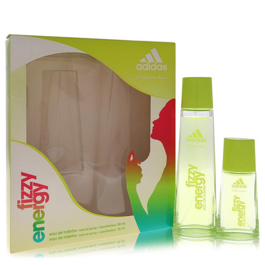 Adidas Fizzy Energy by Adidas Gift Set -- 2.5 oz Eau De Toilette Spray + 1 oz Eau De Toilette Spray for Women