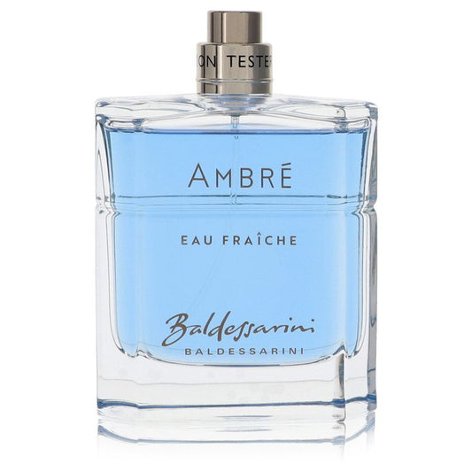 Baldessarini Ambre Eau Fraiche by Hugo Boss Eau De Toilette Spray (Tester) 3 oz for Men