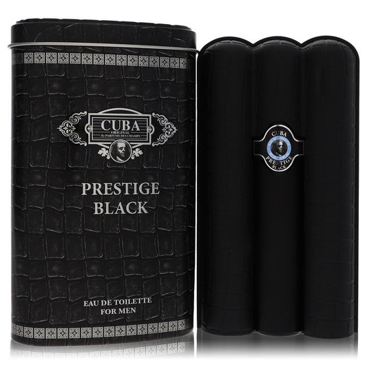 Cuba Prestige Black by Fragluxe Eau De Toilette Spray 3 oz for Men