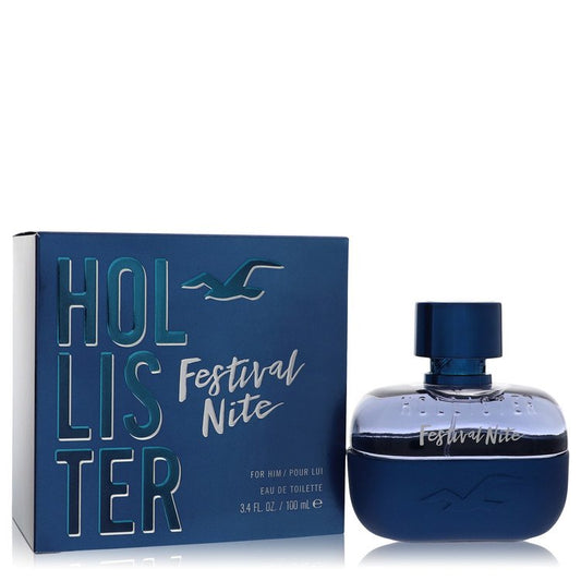 Hollister Festival Nite by Hollister Eau De Toilette Spray 3.4 oz for Men