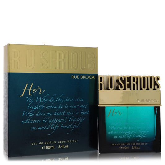 R U Serious Her by Rue Broca Eau De Parfum Spray 3.4 oz for Women