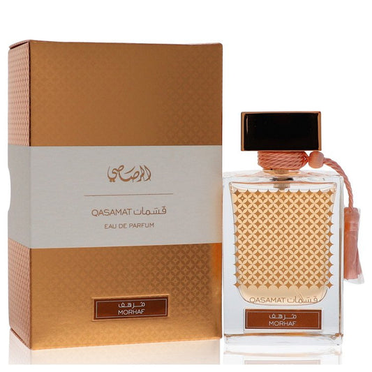 Rasasi Qasamat Morhaf by Rasasi Eau De Parfum Spray (Unisex) 2.2 oz for Women